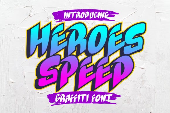 A Display Font That Brings Editorial Energy: Heroes Speed