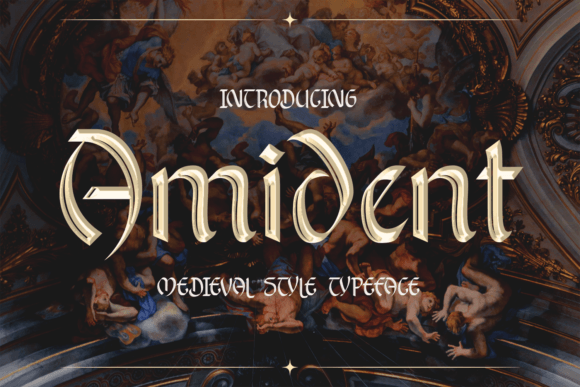 Amident: A Medieval Display Font That Elevates Your Brand