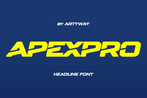 Apexpro: A Bold Display Font That Elevates Handmade Products
