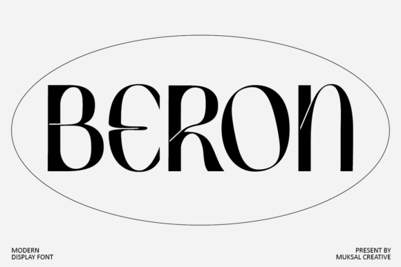 Beron: The Retro Display Font for Bold Editorial Layouts