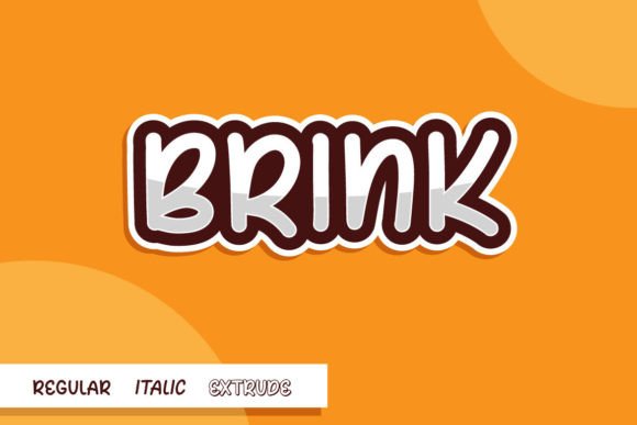 Brinx: A Playful Comic Font for Branding
