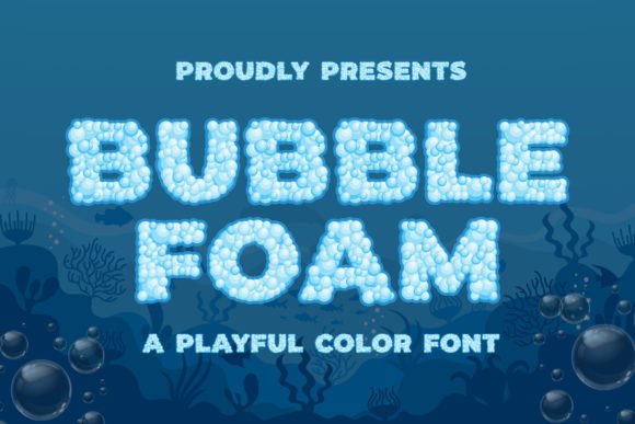 Bubble Foam: A Playful Display Font for Editorial Design