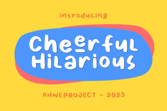 Cheerful Hilarious: A Whimsical Handwritten Display Font