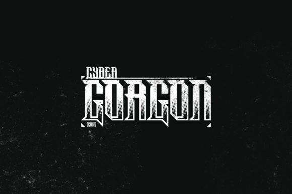 Cyber Gorgon Font: A Cyberpunk Display Typeface for Bold Editorial Design