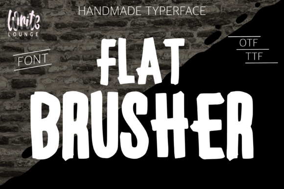 Flat Brusher: A Display Font With Street-Smart Energy For Branding Projects