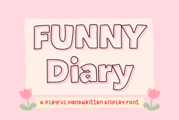 Funny Diary Font: Handwritten Charm for Crafters