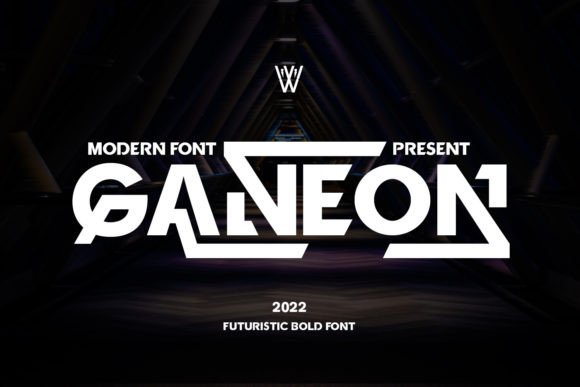 Ganeon: A Futuristic Display Font for Crafters