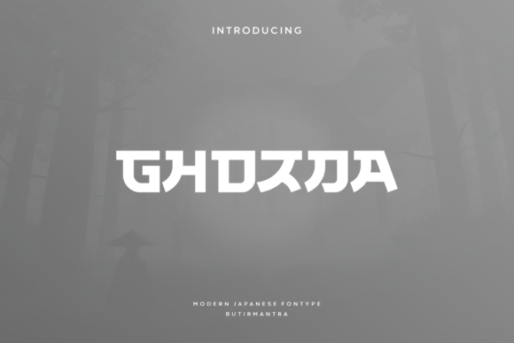 Ghozda: A Japanese-Style Display Font for Creators
