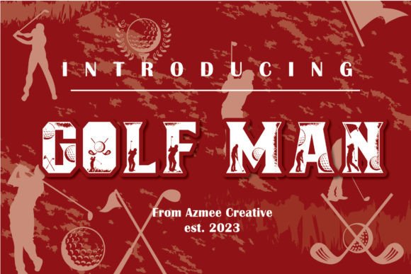 Golf Man: A Playful Display Typeface for Bold Branding