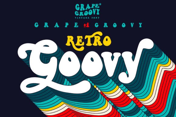 Grape Groovy: The Playful Display Font for Bold Marketing