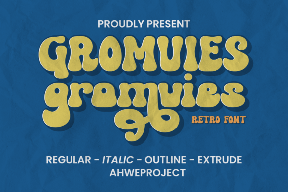 Gromvies Typeface Brings Retro Charm to Modern Web Design