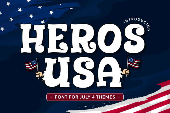 Heros Usa: A Display Font for Memorable Business Branding