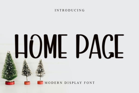 Home Page: A Magical Display Font for Standout Marketing