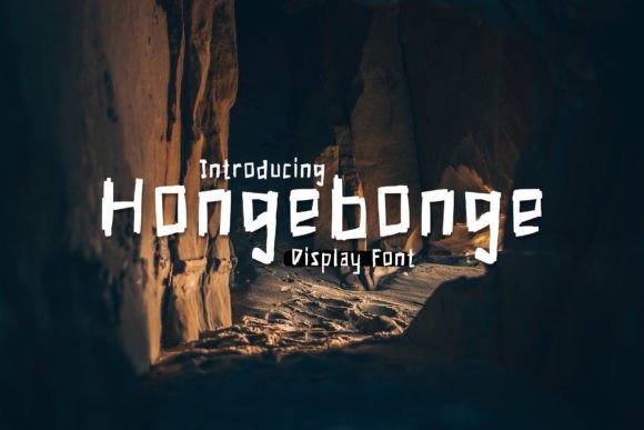 Hongebonge: A Handcrafted Marker Font for Makers & Shops