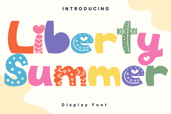 Make Your Brand Memorable with Liberty Summer Display Font