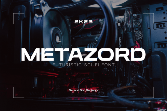 Metazord Font: Sharp Sci-Fi Display Typeface for Campaigns