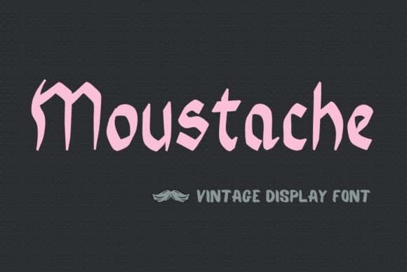 Moustache: A Graffiti Vintage Font for Bold Branding