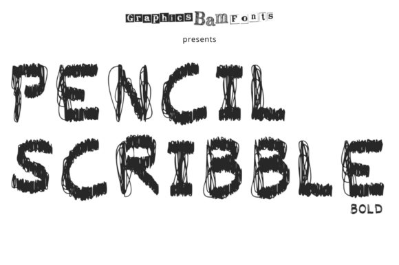 Pencil Scribble Bold: A Playful Typeface for Business Branding