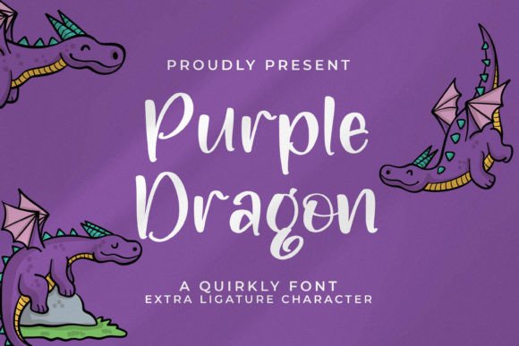 Purple Dragon: A Display Font That Makes Small Brands Unforgettable