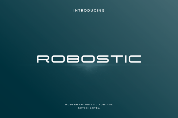 Robostic: A Modern Display Font for Editorial Design