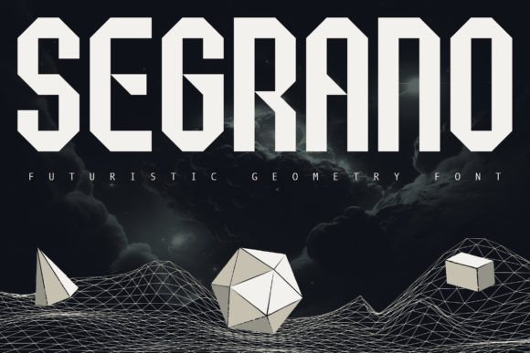 Segrano: A Geometric Display Font with a Futuristic Edge