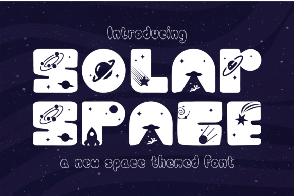 Solar Space: Futuristic Display Font for Visionary Branding