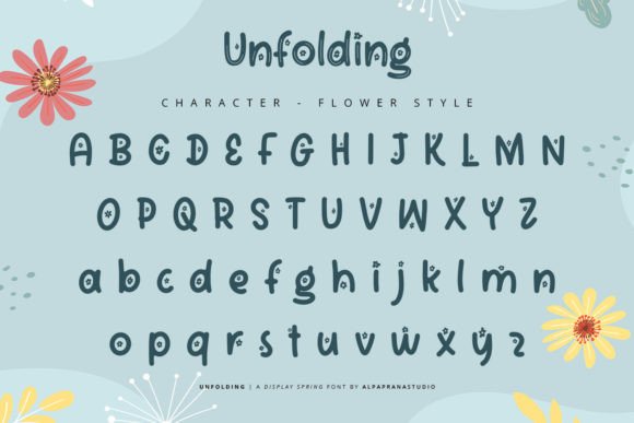 Unfolding: A Playful Display Font for Campaigns That Need Personality