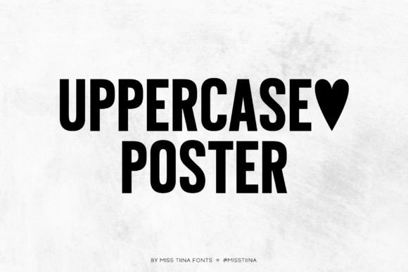 Uppercase Poster: A Maker’s Go-To Casual Sans Typeface