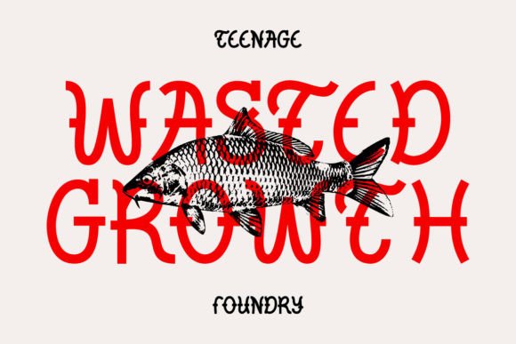 Wasted Growth: A Display Font with Maker-Ready Character